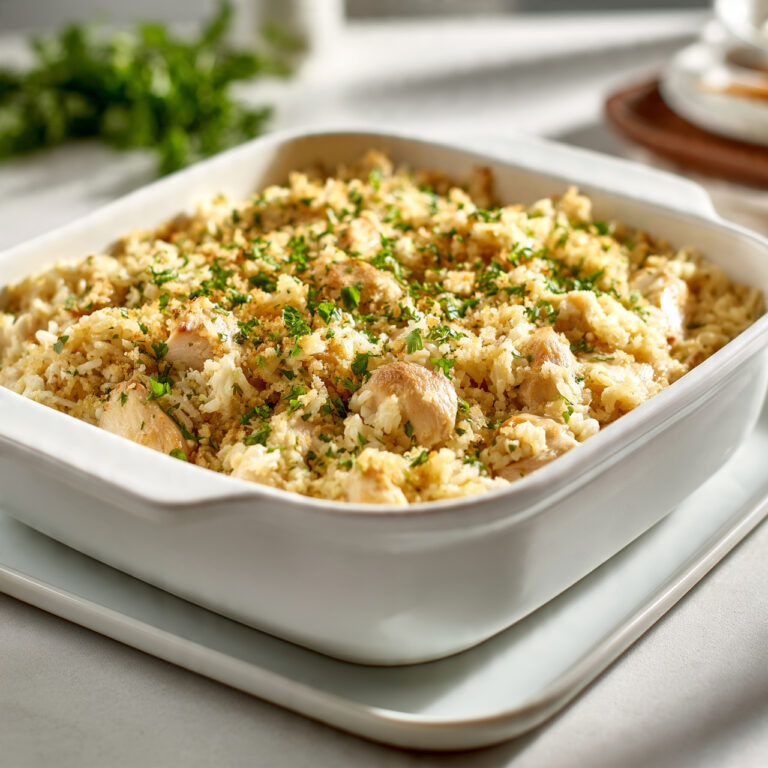 Creamy Chicken and Rice Casserole with Knorr